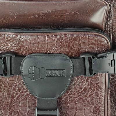 Walker And Williams CS-2 Case Saddle Guitar Case Backpack System With Padded Shoulders And Premium Straps image 7