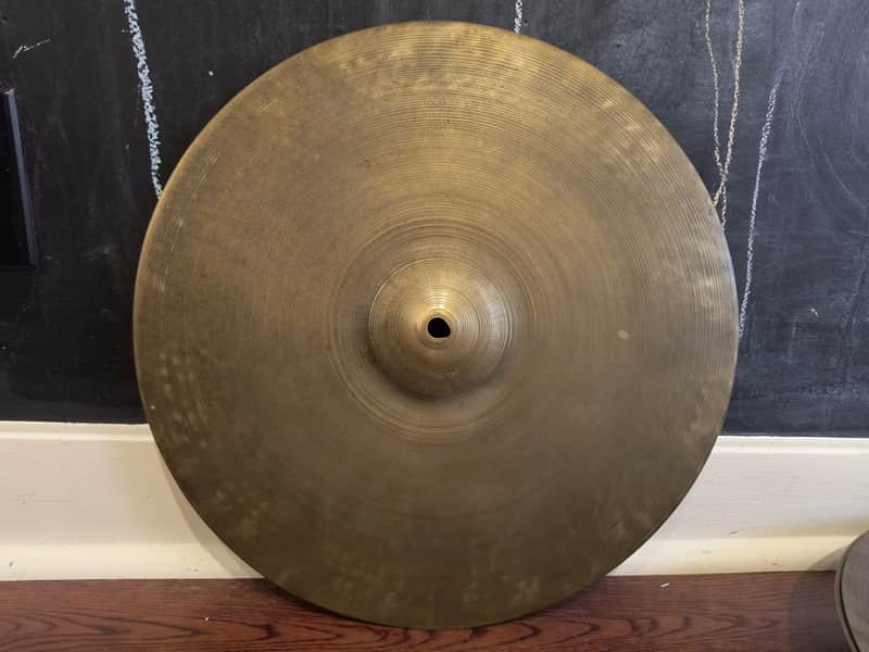 Vintage 1940s A Avedis Zildjian Trans Transition Stamp 15" Cymbal 1425g image 1