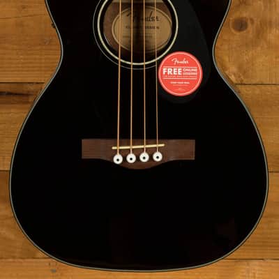 Fender CB-60SCE Bass - Walnut - Black w/Fishman CD image 3