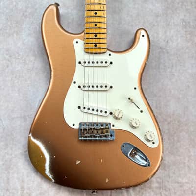 Fender Custom Shop 1956 Stratocaster Relic 2008 - Copper Metallic image 1