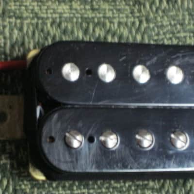 ONE used (less than light average wear) Epiphone BHC 57(CH)G Black Humbucker, 8.7k, Alnico V (+ screws & springs) for DOT: can go in Neck or Bridge position / for LP: Neck position / for SG Neck position (from 2010s) image 16