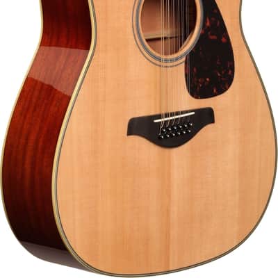 Yamaha FG820-12 12-String Dreadnought Acoustic Guitar, Solid Spruce Top image 4