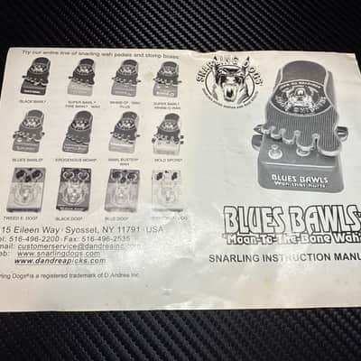 Snarling Dogs Blues Bawls Wah 2000s - Blue image 19