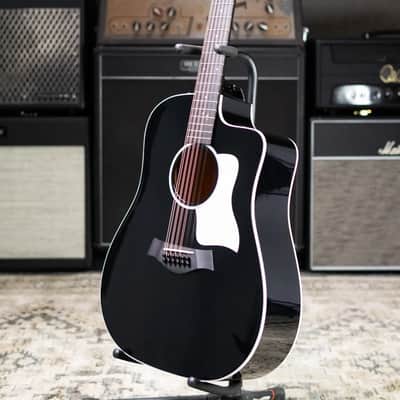 Taylor 250ce Plus BLK Doce Doble Acoustic/Electric Guitar - Black with Aerocase image 12