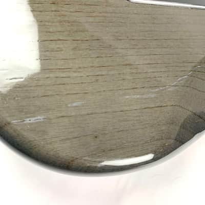 Oswald Thinline S-Style Guitar - Trans Grey Hand Made Netherlands W Hard Shell case image 18