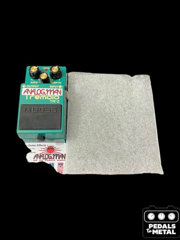Analogman Boss TR-2 Tremolo with Mod 2010s - Green - X12665 image 1