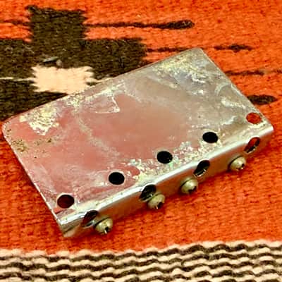1970's Fender Precision Bass or Jazz Bass Guitar Bridge Circa 1974-1979 image 7