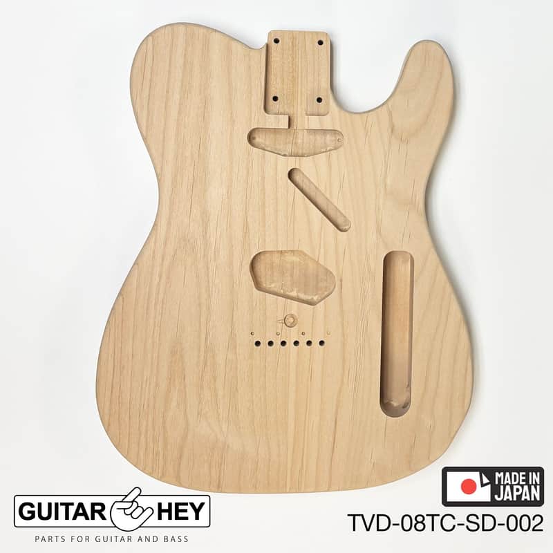NEW Hosco JAPAN Unfinished Telecaster 62's Style Body, 2-piece - SANDED #002 image 1