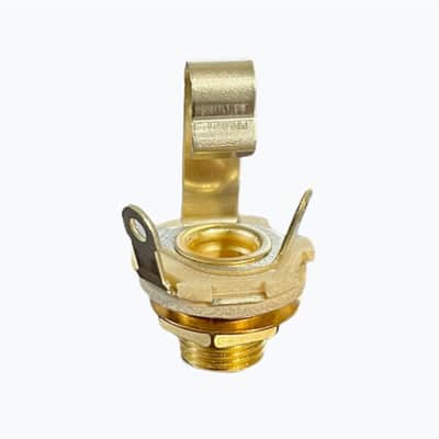 NEW (1) Switchcraft # 11 GOLD 1/4" Input Output Jack 1/4" Mono For Guitar & Bass image 5