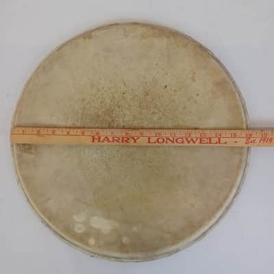 Leedy 16" 20s Calf Skin Floor Tom Drum Batter/Resonant Head USA Marching Snare image 7