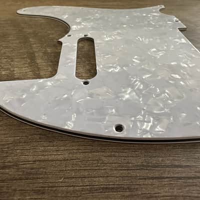 3 Ply White Pearl Pickguard for Fender Telecaster - 8 hole image 2