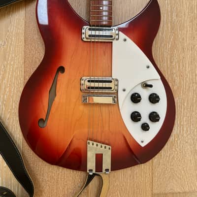 1998 Rickenbacker Model 1997 Rose Morris Reissue - Fireglo image 2