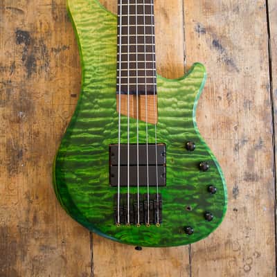 BNJ Guitars Vanguard 5S2 2024 - Green image 3