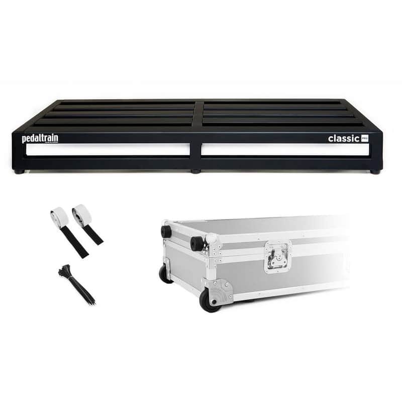 PedalTrain PT-CLP-TCW Classic Pro Pedalboard & Wheeled Tour Case 32"X16" image 1