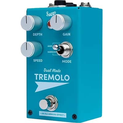 Supro 1310 Analog Harmonic Tremolo Pedal 2025 - TEAL image 3