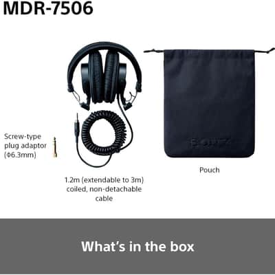 Sony MDR-7506 Professional Large Diaphragm Headphones image 4