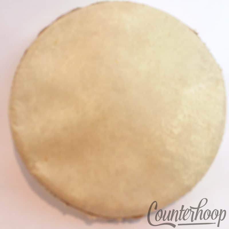 *Vintage 6 7/8" Calf Skin Bongo Drum Head 50s Latin Hand Percussion USA* image 1