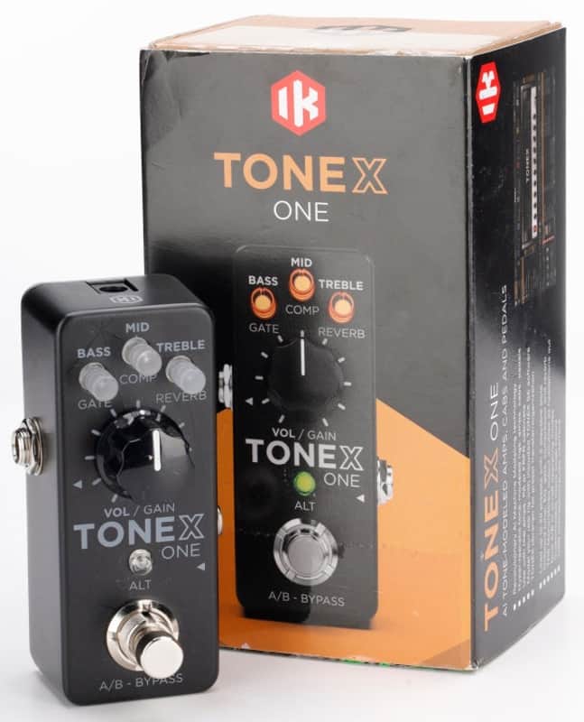 IK Multimedia TONEX ONE Amplifier/Cab/Effect Modeling Pedal - Black (ToneXOned1) image 1