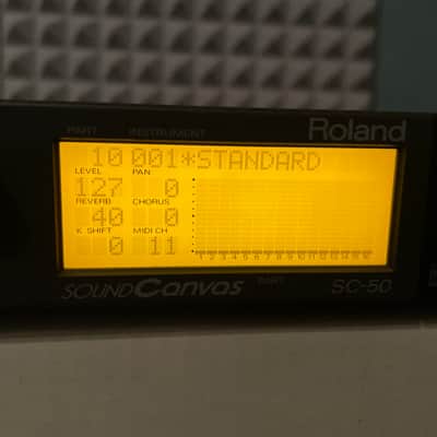 Roland Sc-50 Sound Canvas Early 90s - Black image 1