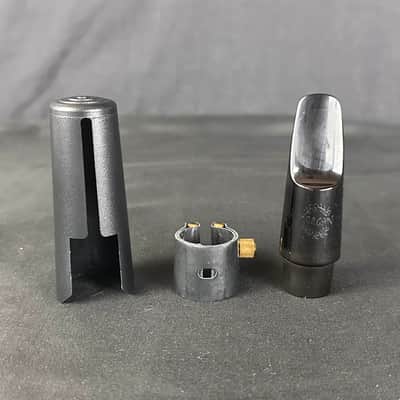 Morgan 5L Jazz Alto Large Chamber Saxophone Mouthpiece, Rovner Ligature, Cap image 1