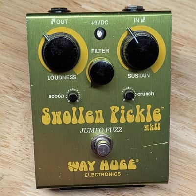 Way Huge WHE401 Swollen Pickle MkII Jumbo Fuzz 2010 - 2019 - Green image 2