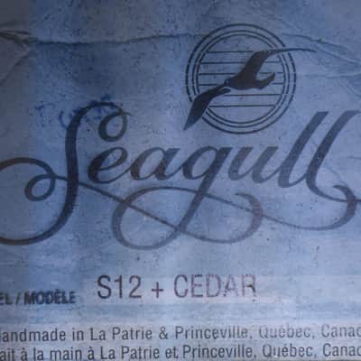 Seagull Coastline S12+ Cedar 12-String Acoustic Natural Finish w/HSC image 15