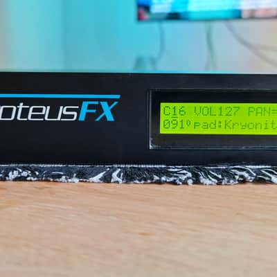 E-MU Systems Proteus FX Rackmount 32-Voice Module 1994 - Black image 19