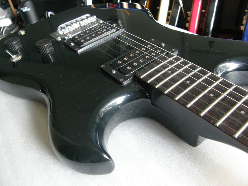 Westone Spectrum ST Black Tremolo Two humbuckers medium jumbo Matsumoku Japan image 1