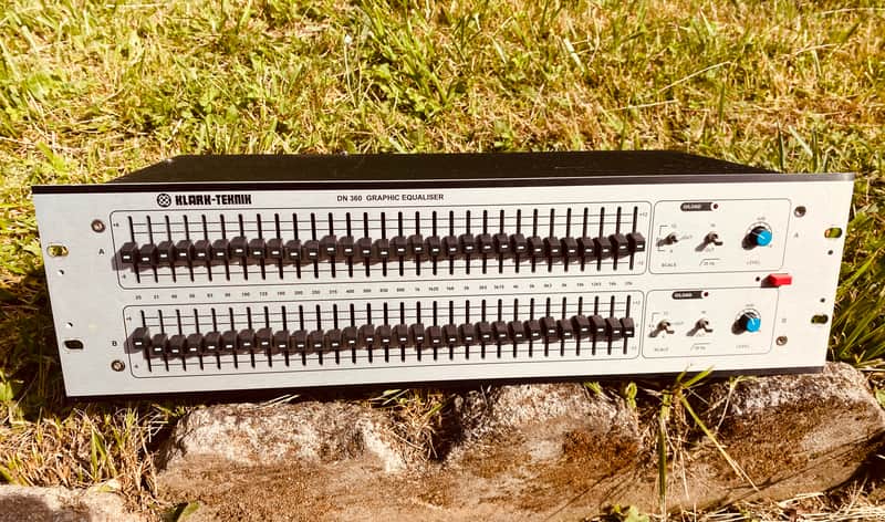 Klark Teknik DN360 2-Channel 30-Band Graphic EQ 2010s - Silver image 1
