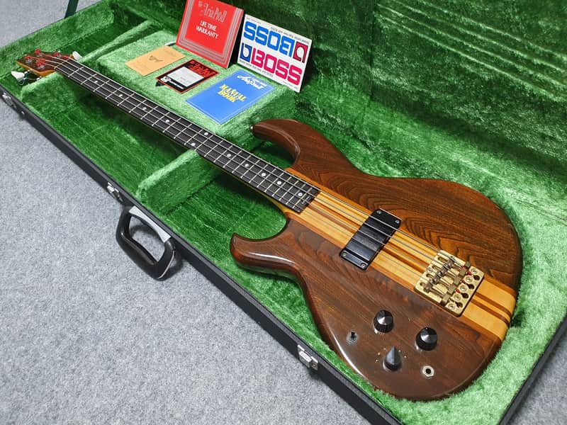 EXTREMELY RARE Lefty 1980 Aria Pro SB1000 Walnut Japan Vintage High End Left Handed Electric Bass SB-1000WA image 1