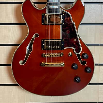 D'Angelico Excel Mini DC Viola Semi-Hollow Electric Guitar Case image 2