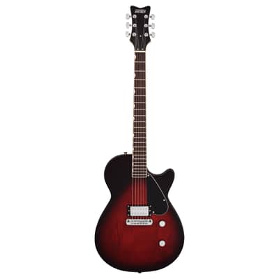 Used Gretsch Electromatic Jet Club 1 Pickup Electric Guitar - Claret Burst image 2