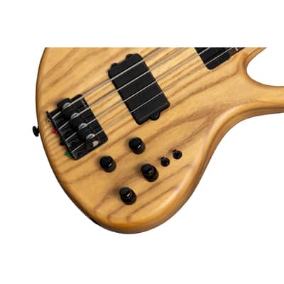Tobias Growler IV 4-String Bass w/ Bartolini Pickup and Gig Bag - Natural image 4