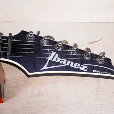 Ibanez RGT42DXFM Standard 2006 Transparent Lavender Flat Neck Through w/ OHSC image 5