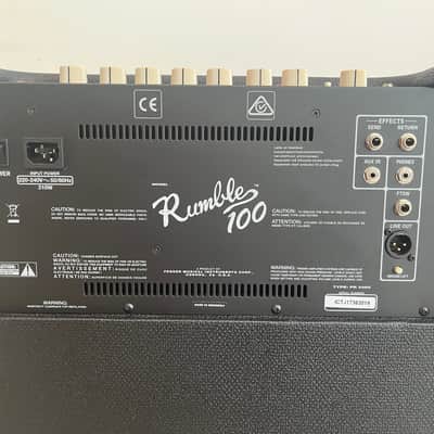 Fender Rumble 100 V3 100-Watt 1x12 Bass Combo 2015 - Present - Black Bild 7