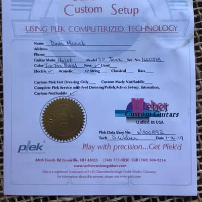 Holst Custom 14" Archtop 2018 ( VIDEO ) similar to Andersen Archie or Victor baker model 14 image 5