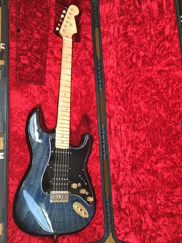 Warmoth Andrew Olson Jerry Garcia style Strat 2010 TRANS BLUE image 1