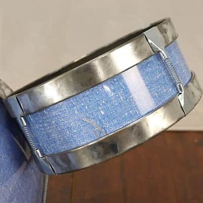 Noble&Cooley Faded Blues Junior Metal Drum Kit Set Vintage image 2