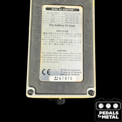 Boss AC-2 Acoustic Simulator (Silver Label) 1997 - 2006 - Yellow - X19947 image 6