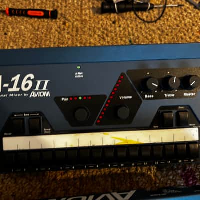 4x Aviom A-16II (A16-II) Personal Monitor Mixer with mount and power supply image 7