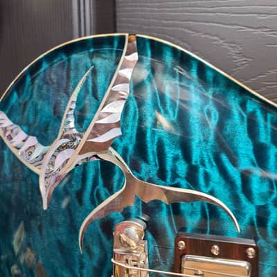 SALE - Nik Huber Limited Edition Flying Dolphin 2007 - #14 of 25 BRAZILIAN ROSEWOOD NECK image 2