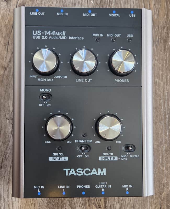 TASCAM US-144 MKII USB Audio Interface image 1