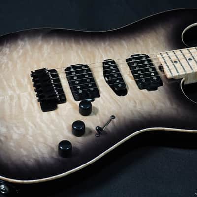 Grosh NOS Bent Top Black Burst image 2