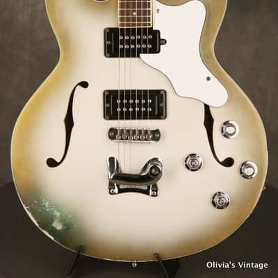 Mosrite GOSPEL GUITAR Hollowbody 1973 Gold-to-White Burst image 1