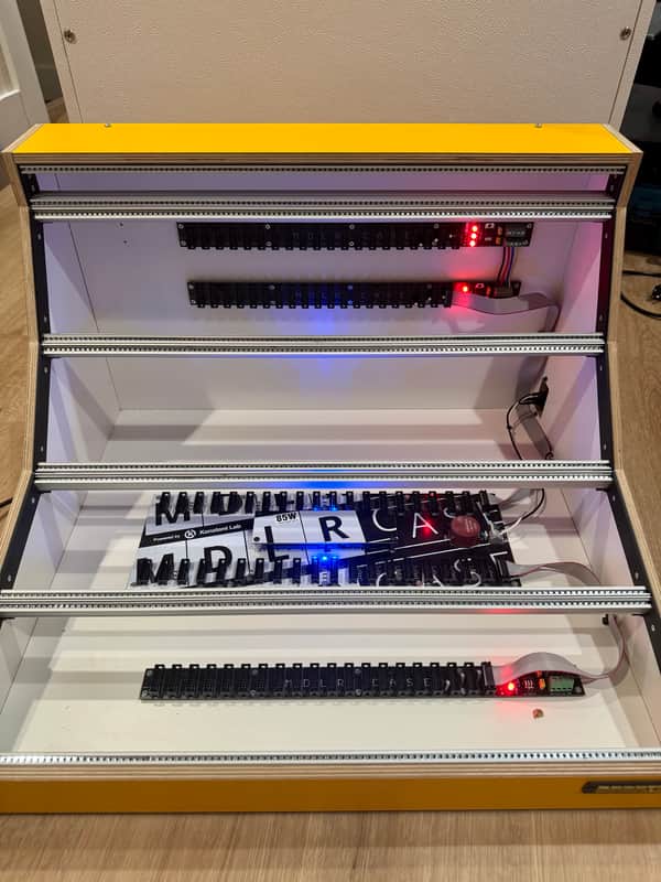 MDLRCASE 13U 114hp Studio Series Eurorack Case - Yellow image 1