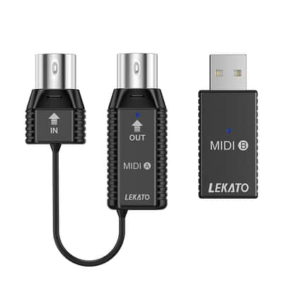 LEKATO Mini Wireless Transmission System MIDI Bluetooth Adapter USB Plug Play image 3