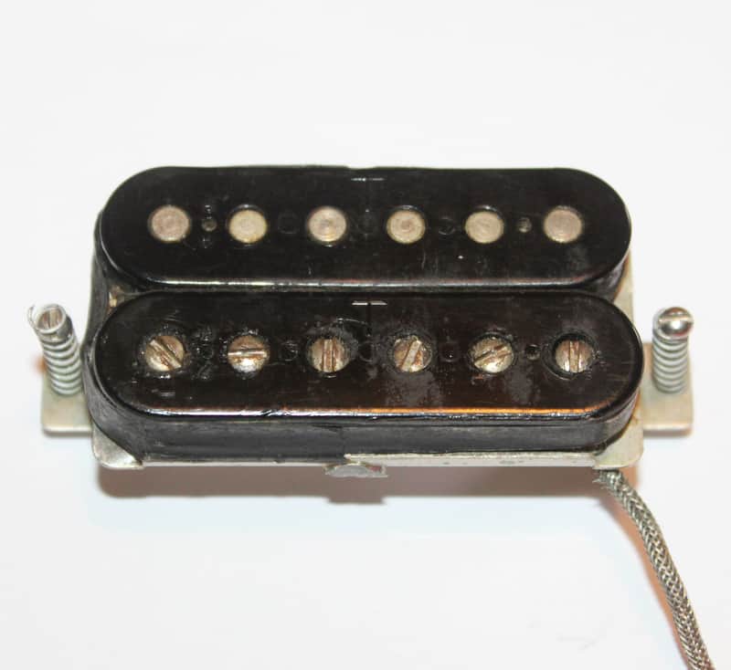 Vintage 1968 Gibson Patent Number Sticker Humbucker T Top Pickup 7.78K Ohms 1969 Les Paul ES SG image 1