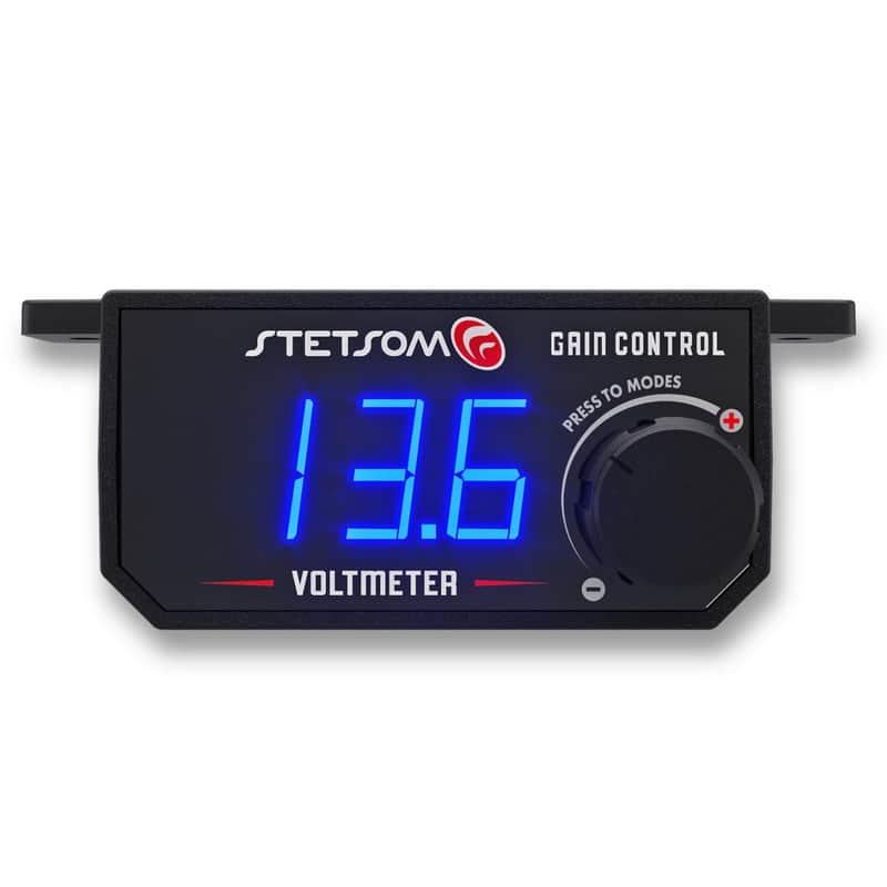 Stetsom Universal Bass Knob Gain Control 4 in 1 / Voltmeter / On+Off Switch / Converter image 1