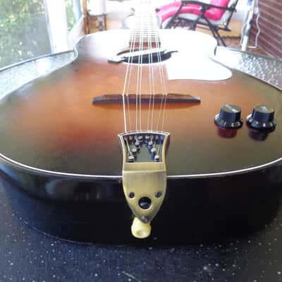 Egmond Double Tenor Guitar - Acoustic Electric Bouzouki - Chicago Tuning DGBE image 14