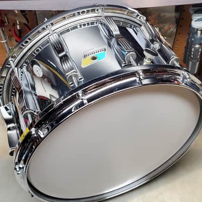 Ludwig Coliseum 8”x14” Snare Drum 1970’s - Chrome Over Maple image 10